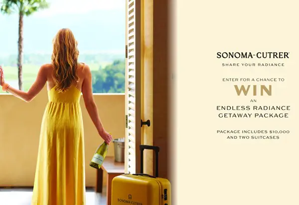 Win The Sonoma-Cutrer Endless Radiance Sweepstakes