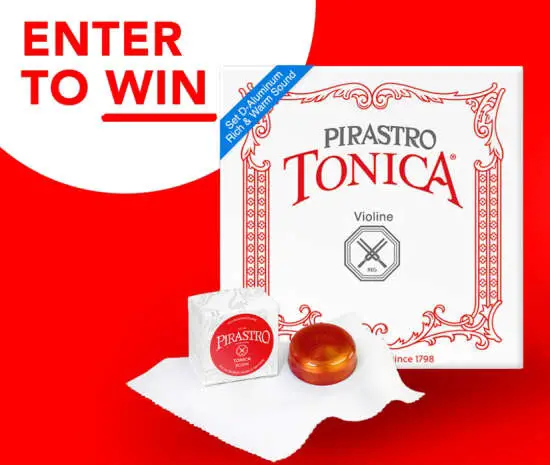 Win Pirastro Tonica Violin String Set Giveaway