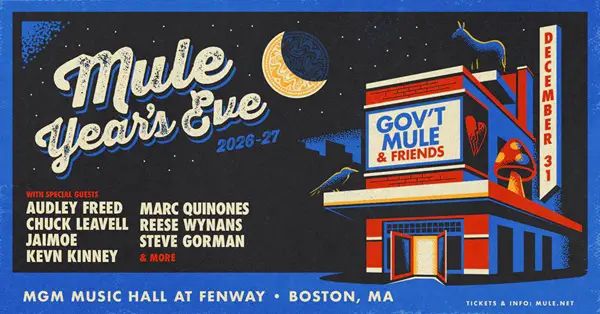 Win Gov't Mule at MGM Music Hall Fenway Sweepstakes