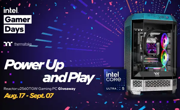 Win Power Up & Play | Thermaltake x Intel Gamer Days Gaming PC Giveaway