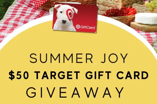 Win $50 Target Gift Card Summer Joy Giveaway