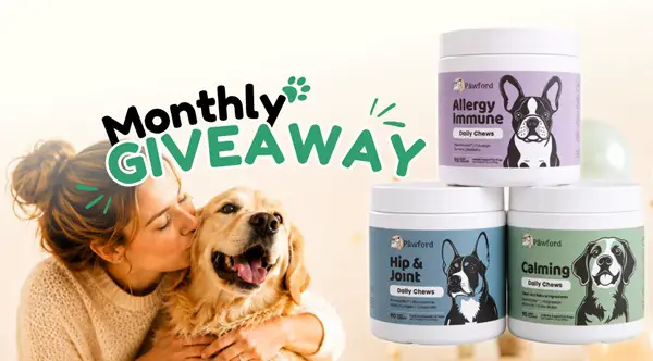 Win The Pawford Wellness Bundle - 3 Chews for a Happier, Healthier Pup!