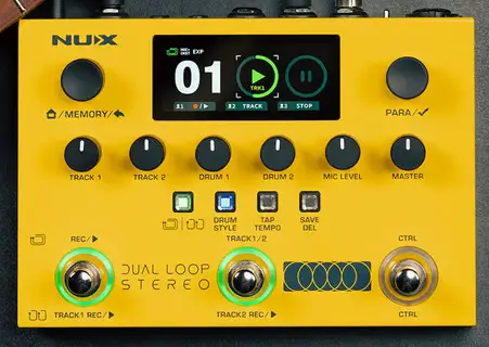 Win A NUX Dual Loop Stereo and a Busking 200FR Portable Speaker!