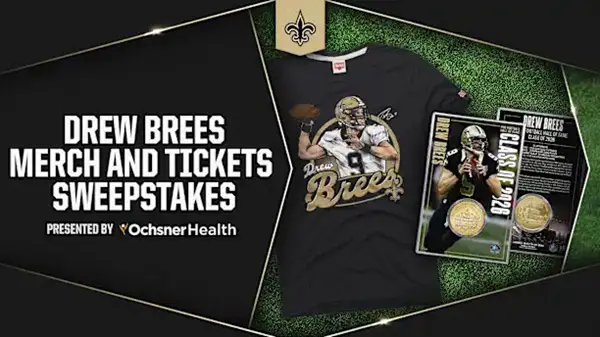 Win Saints Hall of Fame Celebration Sweepstakes