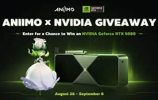 Win Aniimo x NVIDIA Geforce Giveaway
