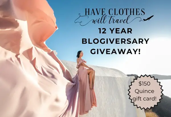 Win The Have Clothes Will Travel $150 Quince Gift Card Giveaway