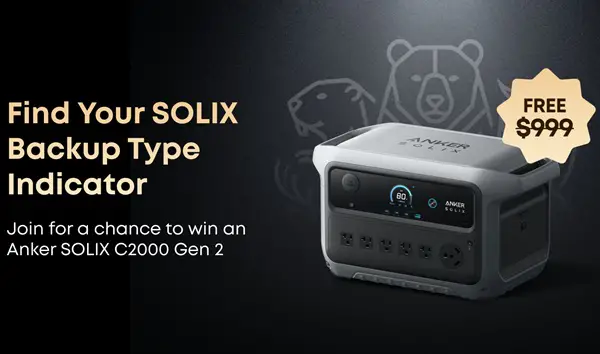 Win Anker What's Your Solix Backup Type Sweepstakes