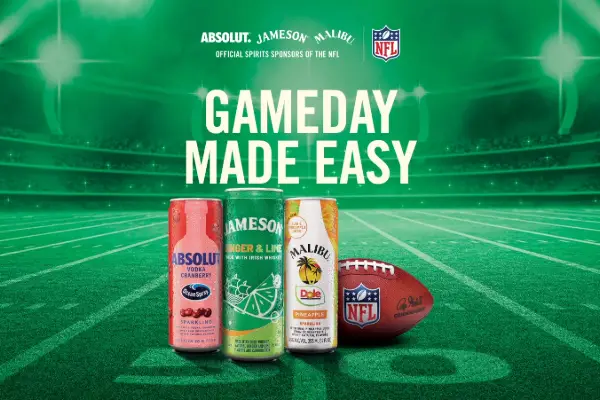 Win Absolut-Jameson-Malibu RTD AZ Gameday Made Easy Sweepstakes