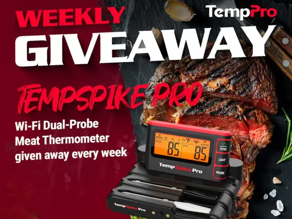 Win TempPro TempSpike Pro Wi-Fi Dual-Probe Meat Thermometer Giveaway