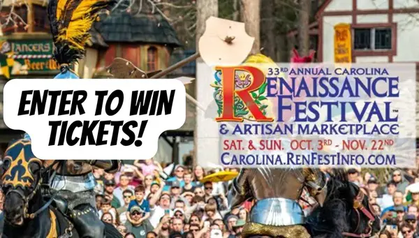 Win Tickets for the 33rd Annual Carolina Renaissance Festival Sweepstakes