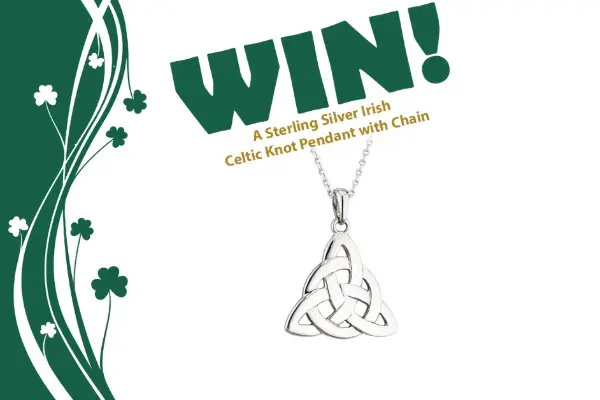 Win Irish Necklace Sterling Silver Marcasite Celtic Spiral Pendant Giveaway