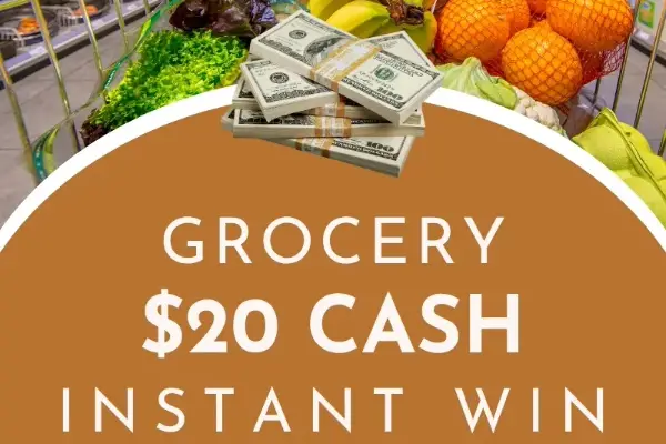 Win Grocery $20 Cash Instantly