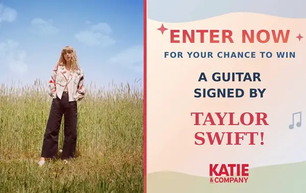 Win Taylor Swift Autographed Guitar Contest