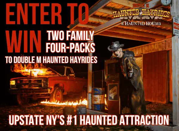 Win A Family 4-Pack of Tickets for Double M Haunted Hayrides Giveaway