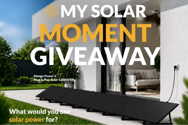 Win Mango Power My Solar Moment Giveaway