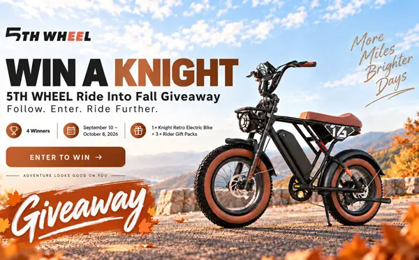 Win 5TH WHEEL Ride Into Fall Giveaway