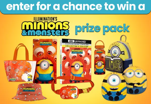 Win Minions & Monsters Swag Sweepstakes