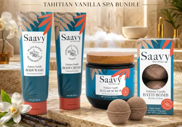 Win A Saavy Naturals Tahitian Vanilla Spa Bundle Giveaway