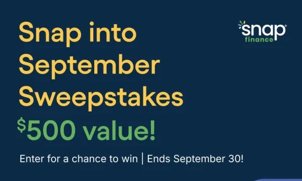 Win The Snap Finance Giveaway