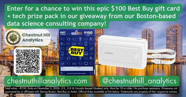 Win Chestnut Hill Analytics Tech + $100 Best Buy Gift Card Prize Bundle Giveaway