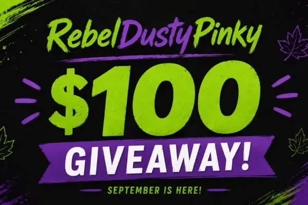 Win RebelDustyPinky September $100 PayPal Giveaway