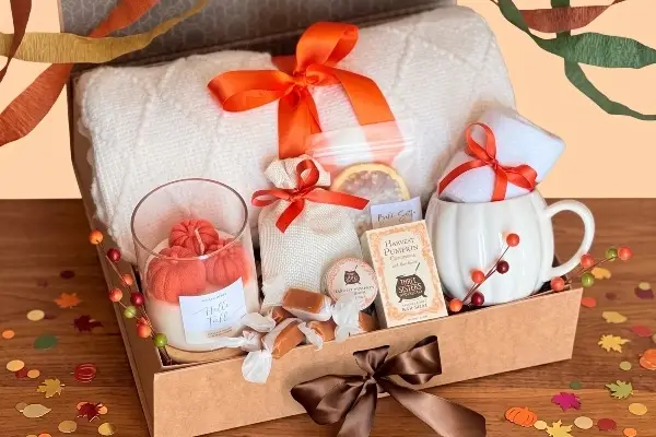Win The Pumpkin Spice Autumn Salted Caramels Thinking of You Gift Basket Giveaway