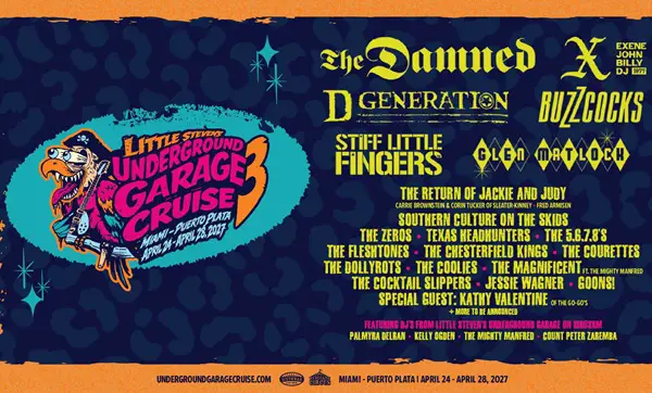 Win Little Steven’s Underground Garage Cruise 2027 SiriusXM Sweepstakes