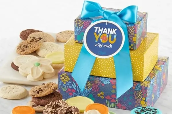 Win The Delicious Appreciation Tower of Treats They Won’t Forget Gift Basket Giveaway