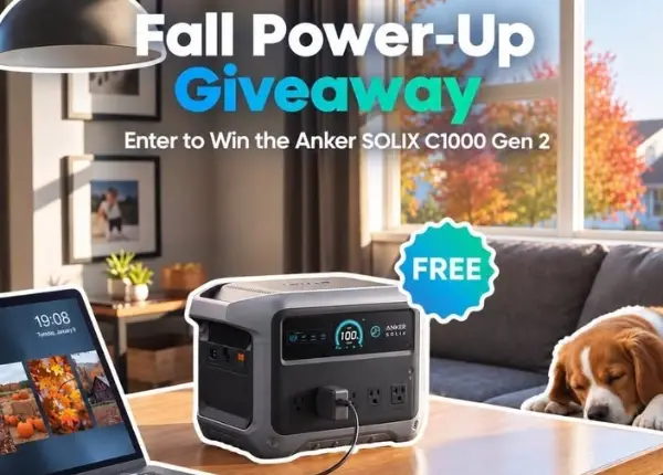 Win Anker SOLIX Fall Power-Up Giveaway