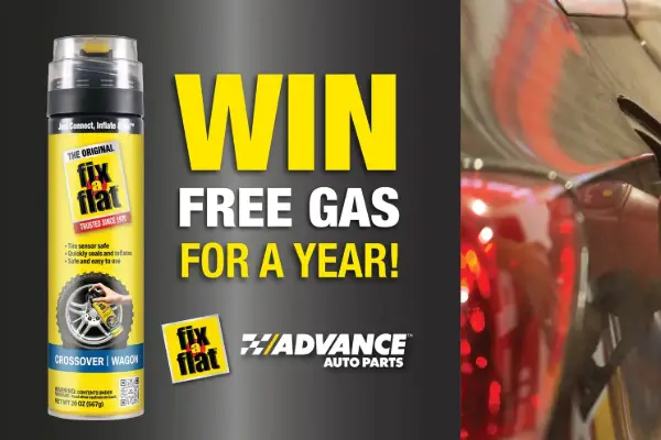 Win The Advance Auto Parts/Fix-a-Flat Free Gas Sweepstakes