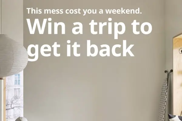 Win IKEA Lost Weekend Sweepstakes