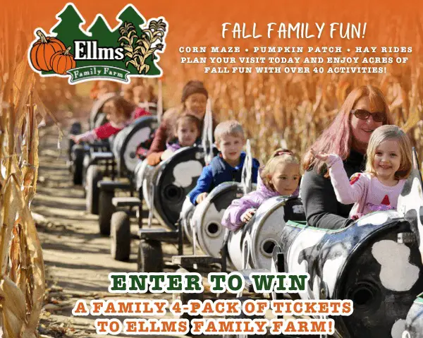 Win Tickets to Ellms Family Farm Giveaway