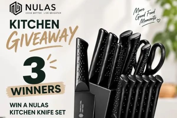 Win NULAS Kitchen Knife Set Giveaway