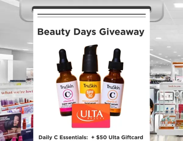 Win TruSkin Beauty Days Giveaway