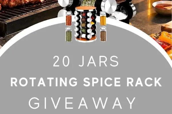 Win 20 Jar Rotating Spice Rack Giveaway