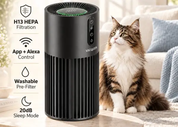 Win Vacqueen Smart Hepa Pet Air Purifier Giveaway
