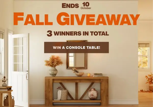 Win Tribesigns Fall 2026 Giveaway