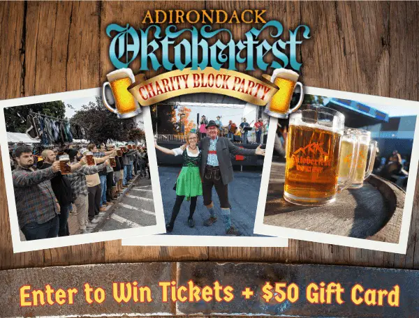 Win Tickets + $50 Gift Card to the Adirondack Brewery Oktoberfest Giveaway