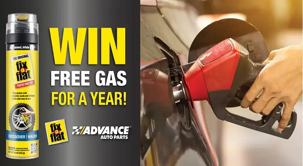 Advance Auto Parts/Fix-a-Flat Free Gas Sweepstakes – Win a $3,000 Gas Gift Card + Fix-a-Flat