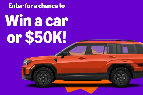 Amazon Haul Car Sweepstakes – Win a $50,000 Vehicle or $50,000 Cash