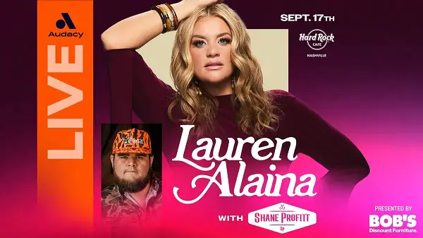 Audacy LIVE with Lauren Alaina Contest – Win a $3,500 Nashville Trip for Two