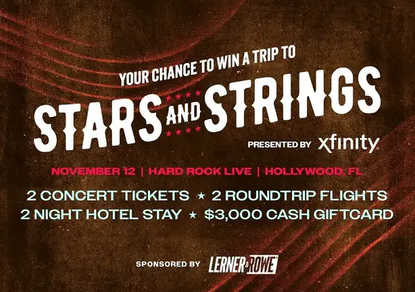 Audacy x Stars & Strings Contest – Win a $6,000 South Florida Music Trip