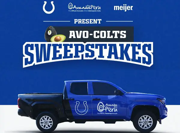 2026 Avo Colts Sweepstakes – Win a 2026 Toyota Tacoma