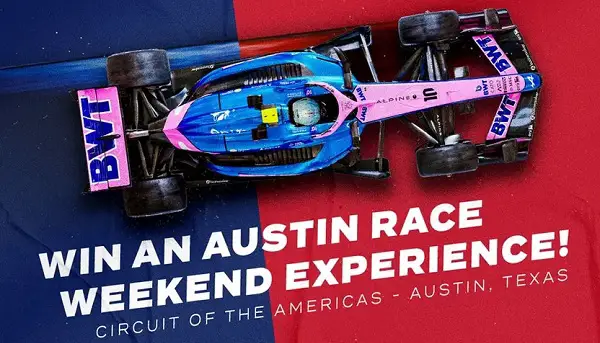 Beforeyouspeak Austin Race Weekend Sweepstakes: Win a $3,700 Formula 1 Experience