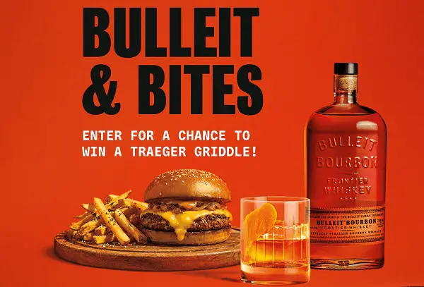 Bulleit & Bites Griddle Sweepstakes: Win a Traeger Flatrock Griddle Prize Pack [15 Winners]