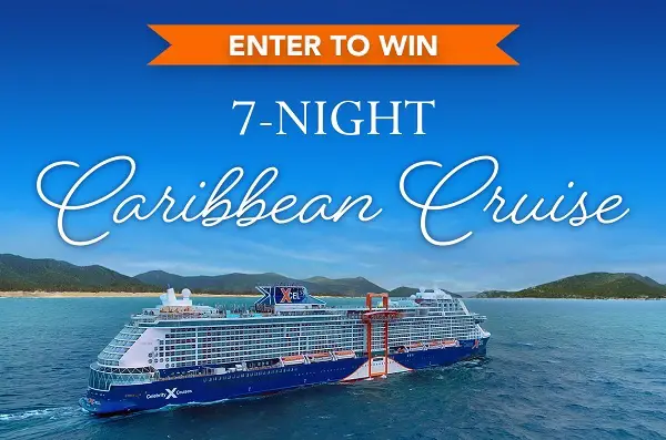 Celebrity Cruises Sweepstakes – Win a 7-Night Caribbean Cruise for Two Worth Up to $4,500