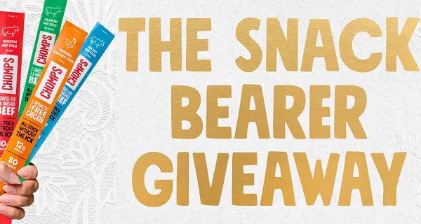 Chomps Snack Bearer Sweepstakes: Win a $469 Snack and Wellness Kit [100 Winners]