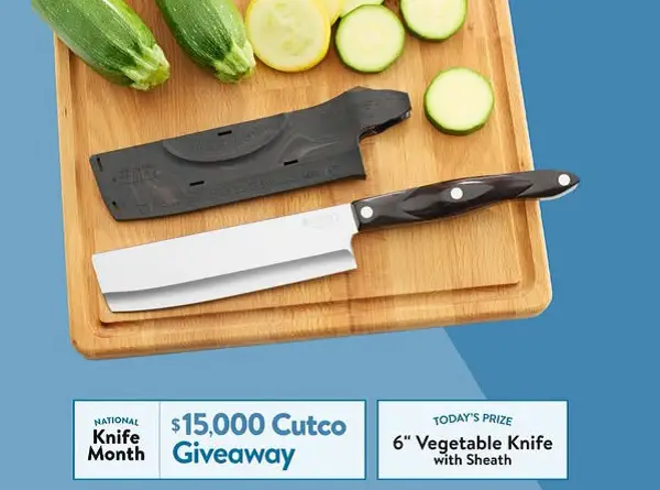 $15,000 Cutco Giveaway – Win a $6,992 Ultimate Cutco Kitchen Prize [55 Winners]