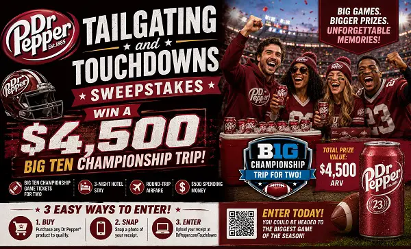 Win a $4,500 Big Ten Championship Trip for Two