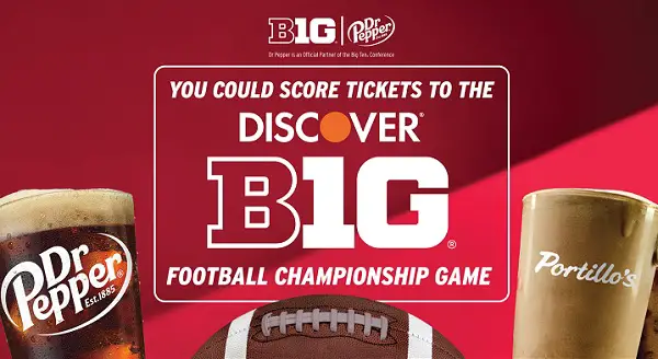 Dr Pepper Portillo’s Big Ten Championship Game Giveaway: Win a $3,950 Indianapolis Football Trip